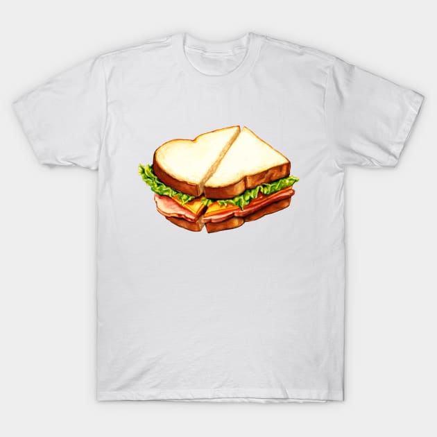 Ham and Cheese T-Shirt by KellyGilleran